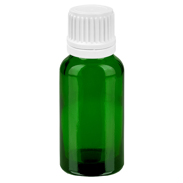 20 ml Dropperflaske 0,7 mm hvid OV GreenLine UT18/20