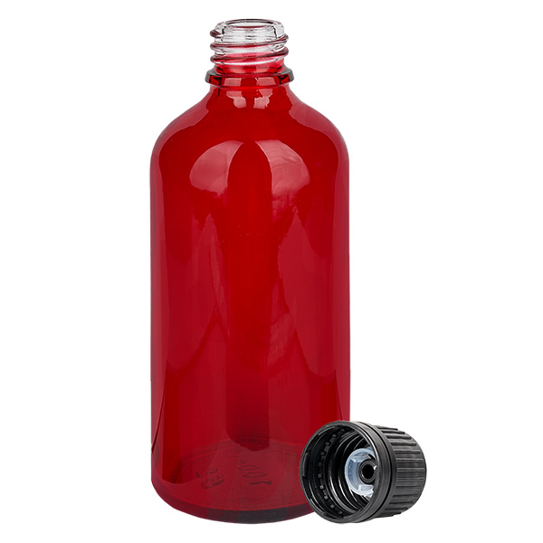 100ml (globule) flaske 8mm GR s. OV RedL. UT18/100 100ml (globule) flaske 8mm GR s. OV RedL. UT18/100