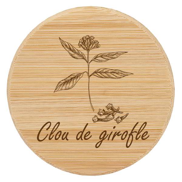 Kappe i træ "clou de girofle" til WECK RR60 Kappe i træ "clou de girofle" til WECK RR60