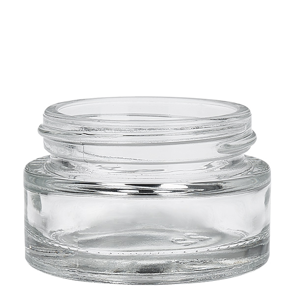 Glaskrukke 20 ml klar med indsatslåg UNiTWIST Glaskrukke 20 ml klar med indsatslåg UNiTWIST