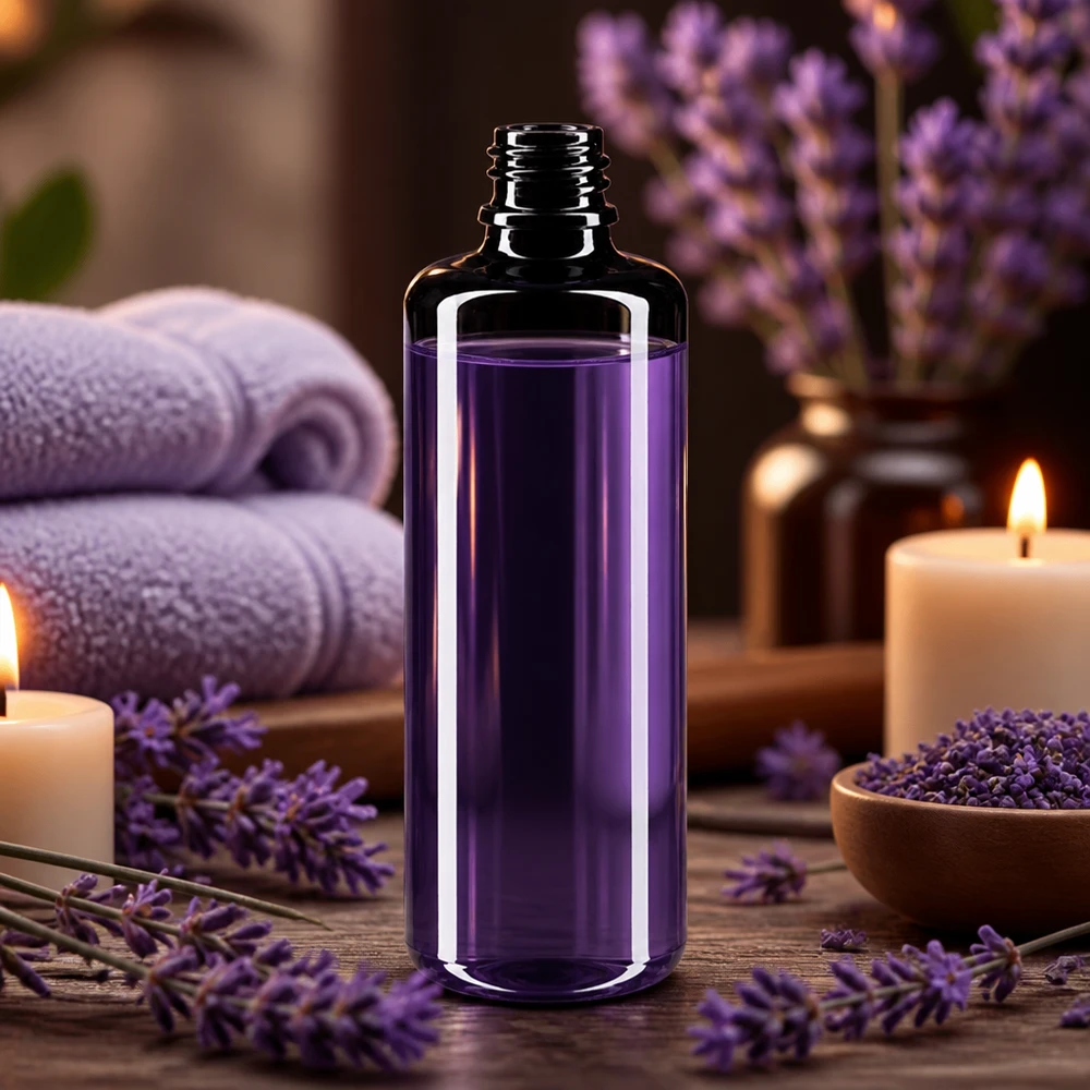 Flaske i violet glas 50 ml DIN 18 (Mironglas) Premium Miron violet glasdråbeflaske Orion 50ml beskytter ingredienser optimalt mod skadeligt lys