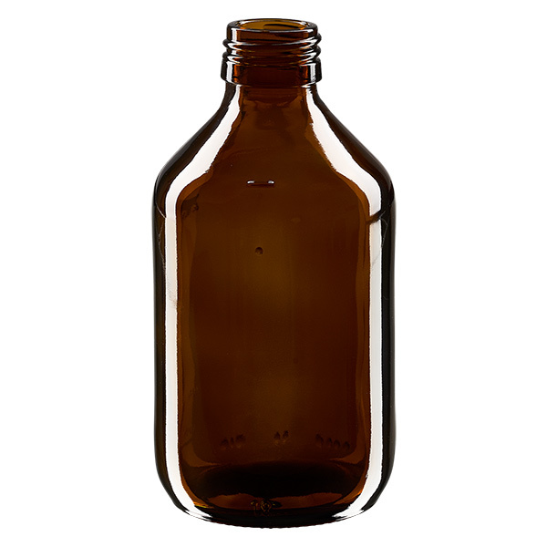 250 ml medicinflaske brun, uden hætte PP28 ApoGlas. Farmaceutisk kvalitet fra EU-produktion. 28 mm gevind. (sirup, let glasflaske) 250 ml medicinflaske brun, uden hætte PP28 ApoGlas. Farmaceutisk kvalitet fra EU-produktion. 28 mm gevind. (sirup, let glasflaske)