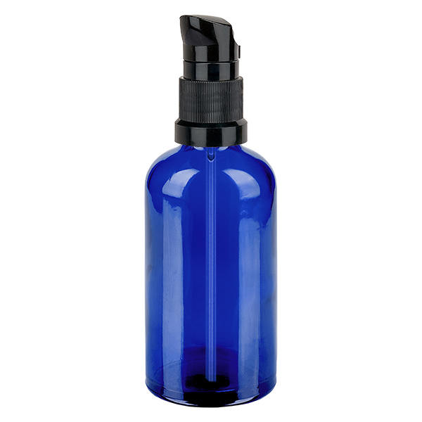 100 ml pumpeflaske sort STD BlueLine UT18/100