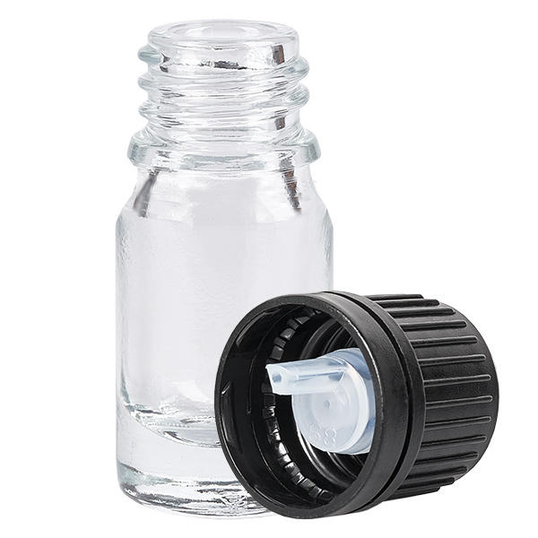 5ml Dropperflaske 1mm sort OV ClearLine UT18/5 5ml Dropperflaske 1mm sort OV ClearLine UT18/5