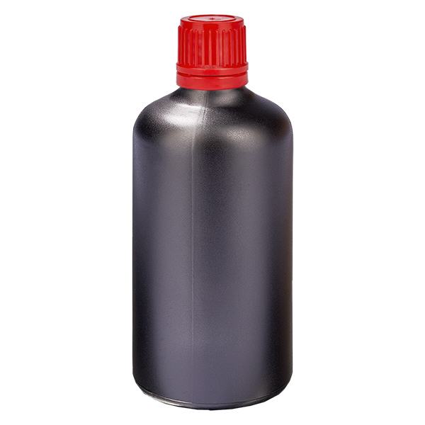 100 ml flaske 11 mm SV rød OV BlackLine UT18/100