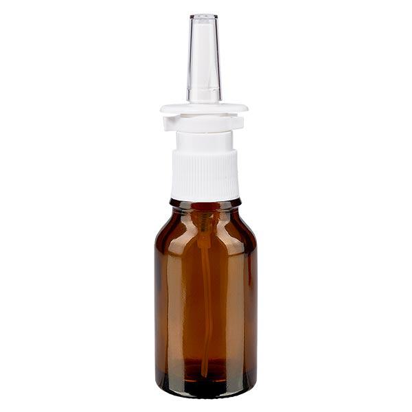 Apotekerflaske brun 30 ml næseforstøver hvid St Apotekerflaske brun 30 ml næseforstøver hvid St