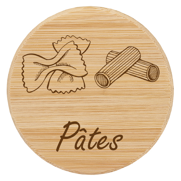 Kappe i træ "Pâtes" til WECK RR100