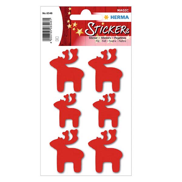Filtklistermærker "Fluffy moose" (6 klistermærker) | 1 ark = 6 klistermærker. Filtklistermærker "Fluffy moose" (6 klistermærker) | 1 ark = 6 klistermærker.