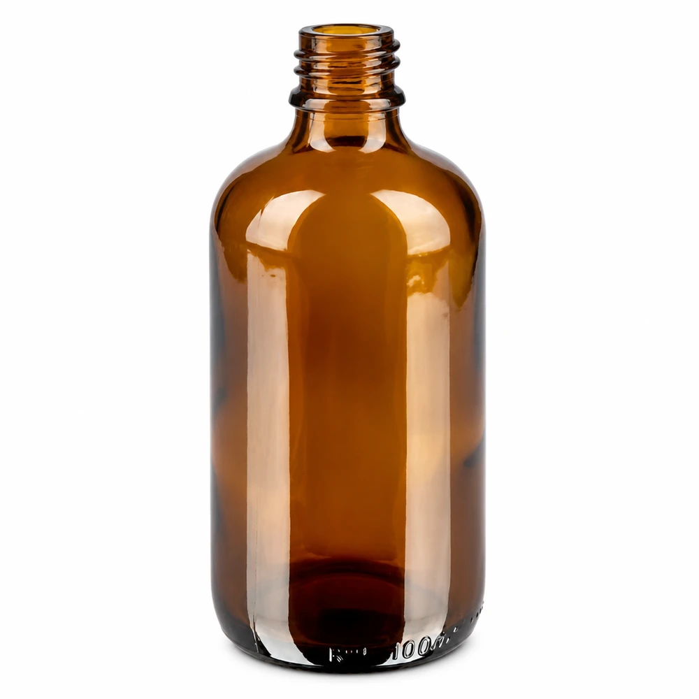 100 ml flaske 11 mm SV blå OV BrownLine UT18/100 Brun laboratorieflaske 100 ml med 11 mm gevind til sikker opbevaring af prøver og kemikalier