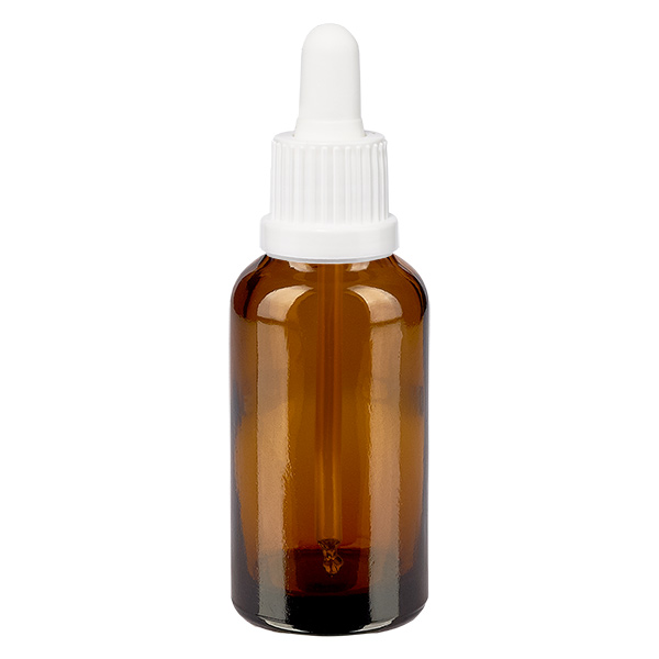 30 ml pipetteflaske hvid OV BrownLine UT18/30