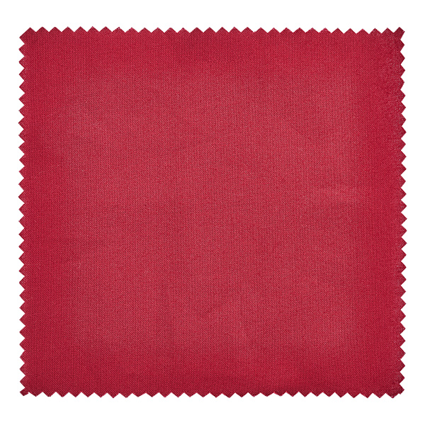 Stoff-servietring, vinrød, 15 cm, firkantet