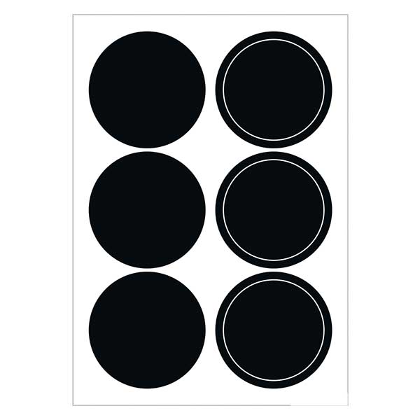 Board labels "Circles" (12 klistermærker) | 2 ark = 12 klistermærker. Board labels "Circles" (12 klistermærker) | 2 ark = 12 klistermærker.