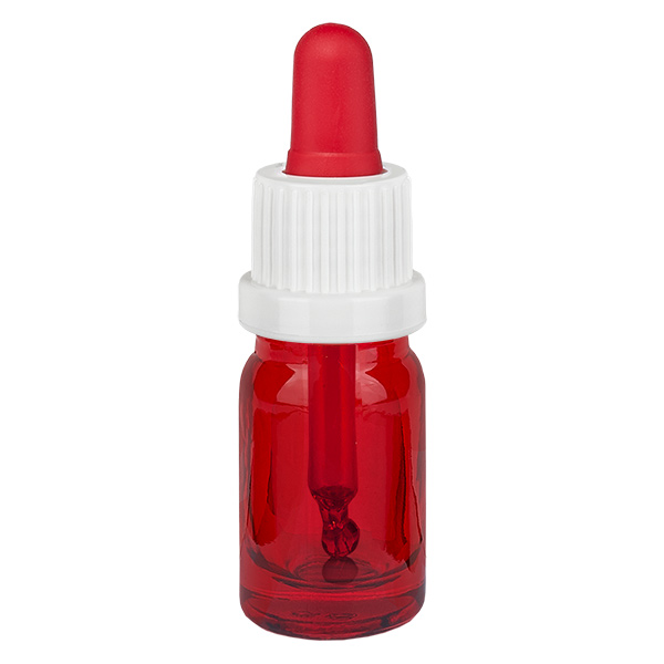 5 ml pipetteflaske hvid/rød OV RedLine UT18/5 5 ml pipetteflaske hvid/rød OV RedLine UT18/5