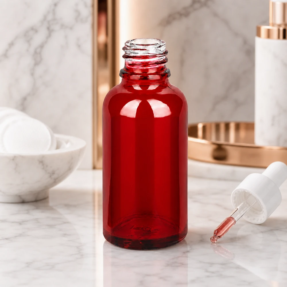 30 ml Apoteksflaske RedLine UT18/30 UNiTWIST Kompakt 30 ml RedLine UT18/30 UNiTWIST-apoteksflaske med pipette til præcis dosering