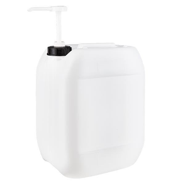 Beholder 10 liter med doseringspumpe Beholder 10 liter med doseringspumpe