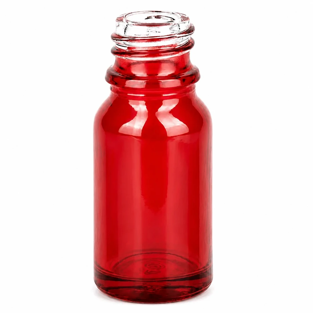 10 ml Apoteksflaske RedLine UT18/10 UNiTWIST Rød 10 ml apoteksflaske af glas med UNiTWIST-gevind UT18/10 til medicinske anvendelser