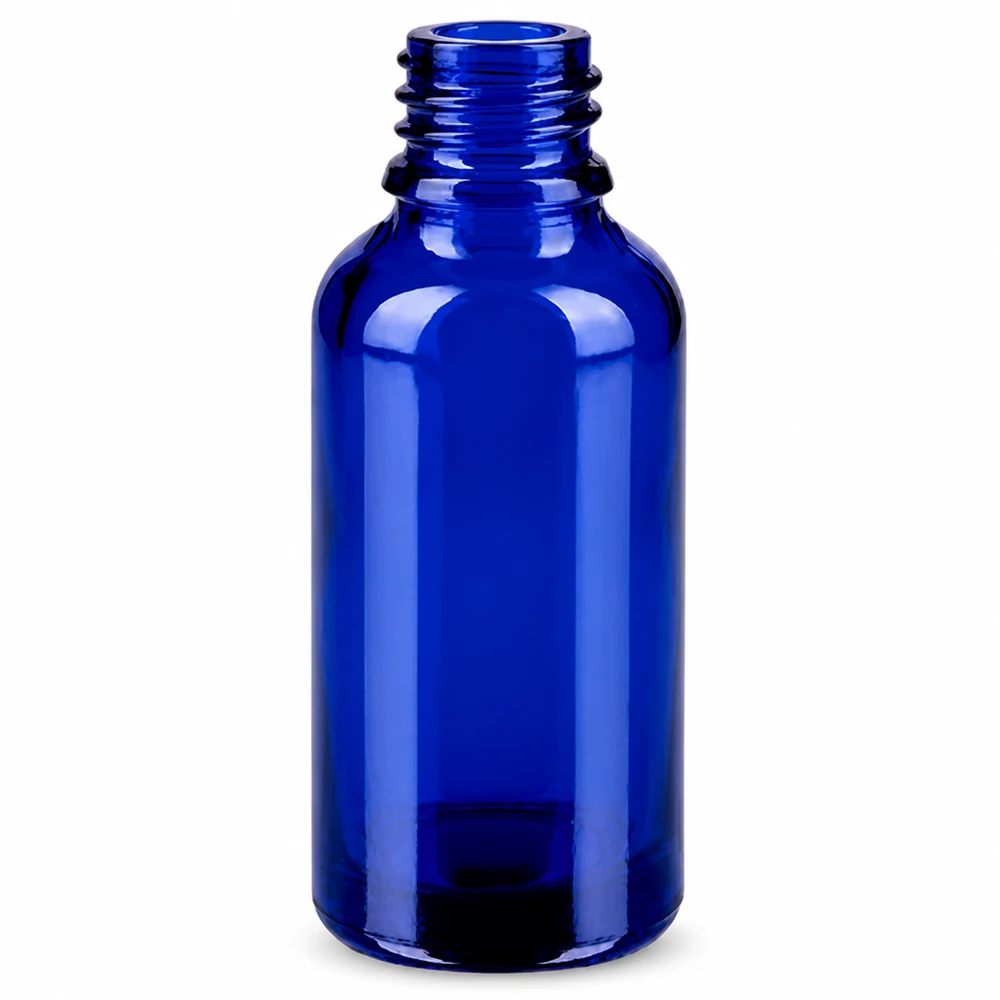 Roll-on-glasflaske 30 ml i koboltblå STD BlueLine UT18/30 til æteriske olier
