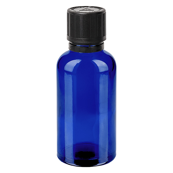 50 ml dråbeflaske 1mm s. OV KiSi Bli BlueL. UT18/50