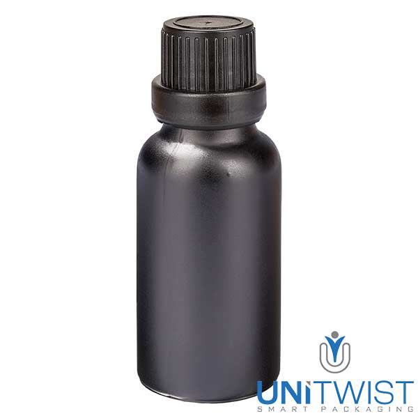20ml Dropperflaske 2mm OV SortL. UT18/20 20ml Dropperflaske 2mm OV SortL. UT18/20