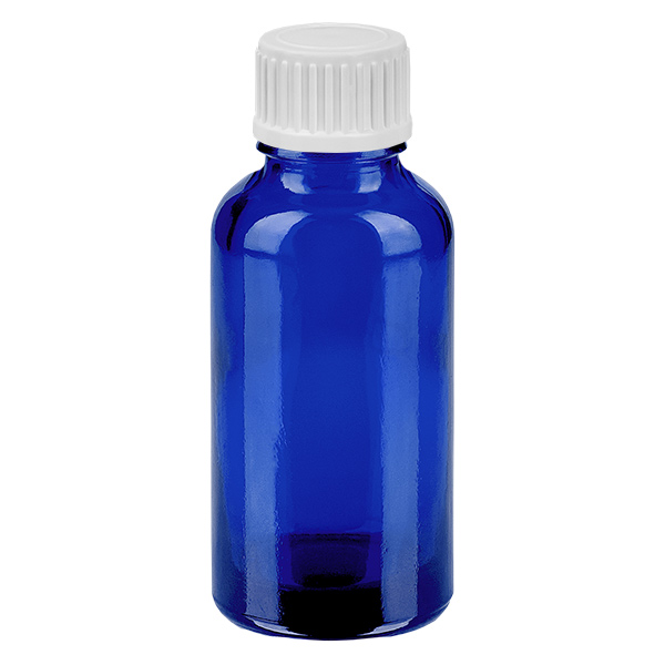 30 ml Dropperflaske 0,9 mm hvid STD BlueL. UT18/30