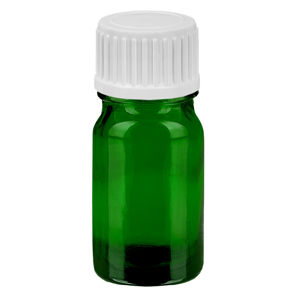 5 ml Dropperflaske 0,9 mm hvid STD GreenLine UT18/5