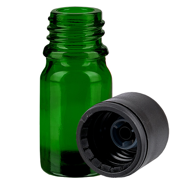 5ml flaske 6mm SV sort STD GreenLine UT18/5 5ml flaske 6mm SV sort STD GreenLine UT18/5