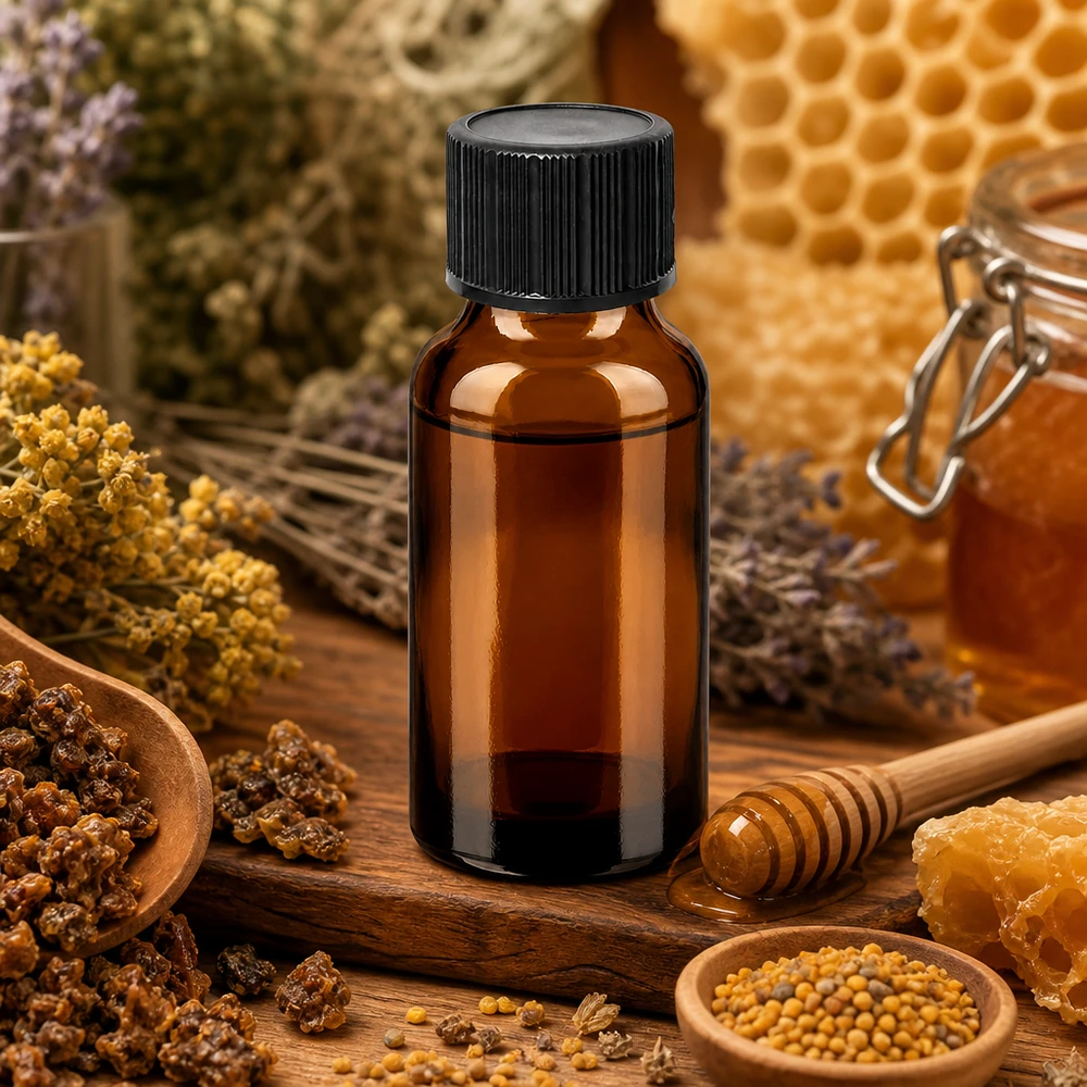 20 ml dråbeflaske 1 mm sort STD BrownLine UT18/20 20 ml BrownLine-dråbeflaske med UT18/20-gevind til sikker opbevaring af naturprodukter