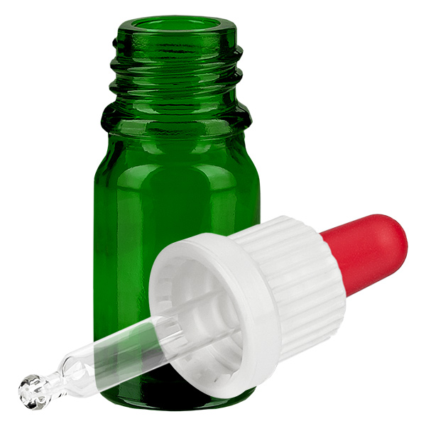5 ml pipetteflaske hvid/rød OV GreenLine UT18/5 5 ml pipetteflaske hvid/rød OV GreenLine UT18/5