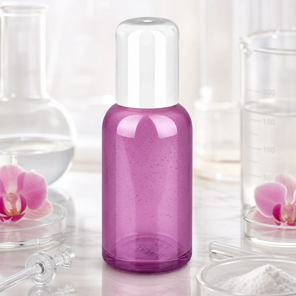 30 ml roll-on-flaske hvid standard PurpleLine UT18/30 Lille 30 ml roll-on-flaske i violet til præcis påføring af parfume og plejeolier