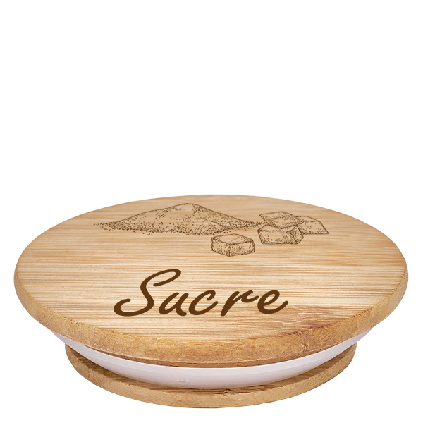 Kappe i træ "sucre" til WECK RR100 Kappe i træ "sucre" til WECK RR100