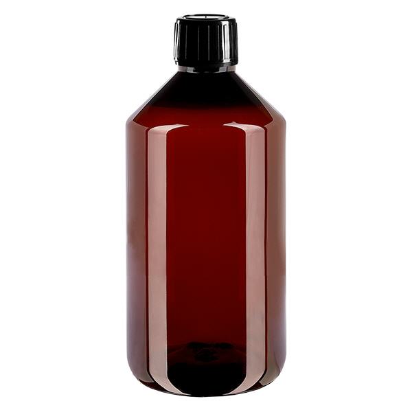 PET-flaske 750 ml med sort sprayhætte OV PET-flaske 750 ml med sort sprayhætte OV