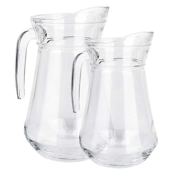 Glaskandesæt Frankrig 1,0 + 1,6 liter Glaskandesæt Frankrig 1,0 + 1,6 liter