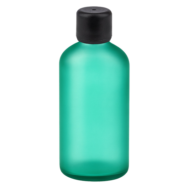 100 ml flaske 6 mm SV sort STD GreenL. UT18/100