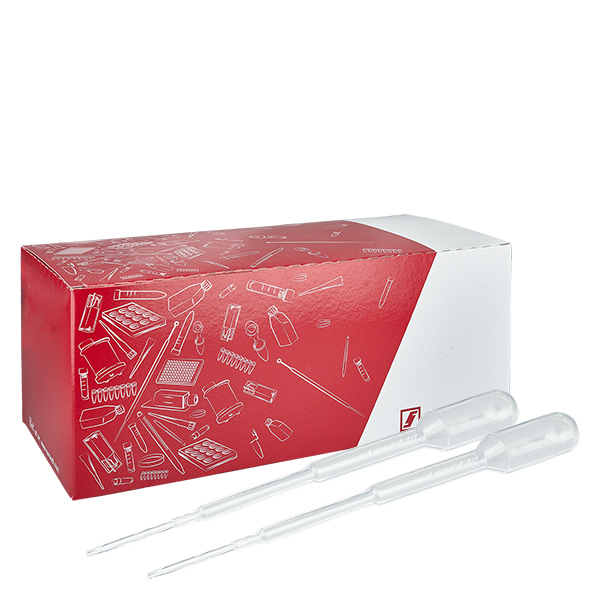 Transferpipette, nominel volumen: 1 ml, (LxB): 104 x 10 mm, materiale: LD-PE, transparent, dråbestørrelse: 17 µl - 22 µl, 750 stk/karton Transferpipette, nominel volumen: 1 ml, (LxB): 104 x 10 mm, materiale: LD-PE, transparent, dråbestørrelse: 17 µl - 22 µl, 750 stk/karton