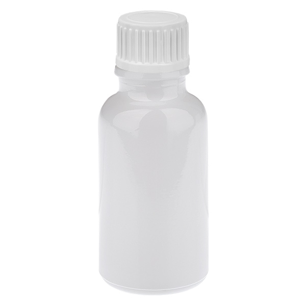 20 ml dråbeflaske 0,9 mm hvid standardprop WhiteLine UT18/20 20 ml dråbeflaske 0,9 mm hvid standardprop WhiteLine UT18/20
