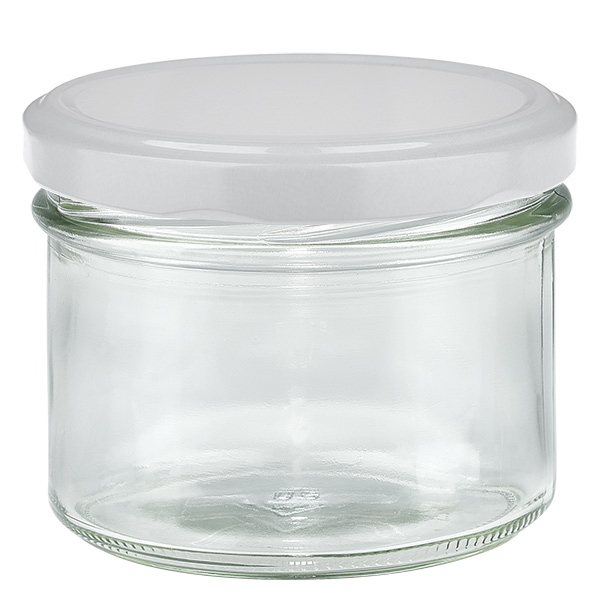 225 ml Briller med BasicSeal-låg hvid UN...