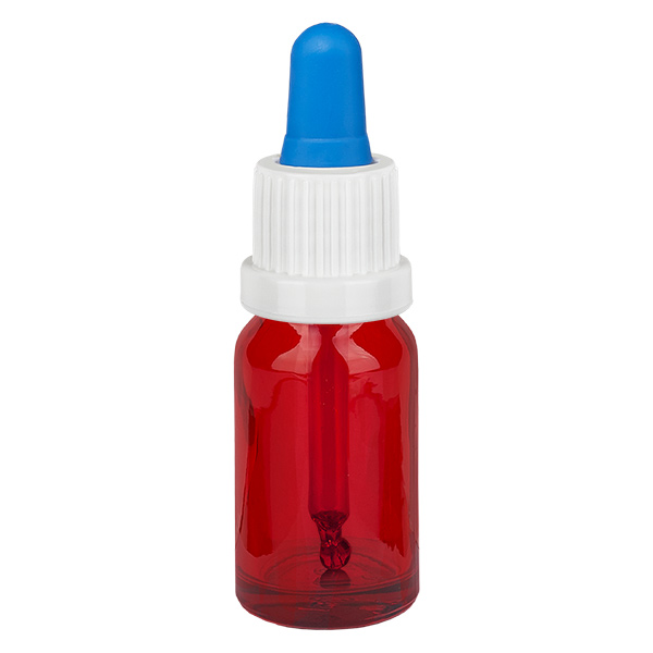 10 ml pipetteflaske hvid/blå OV RedLine UT18/10 10 ml pipetteflaske hvid/blå OV RedLine UT18/10
