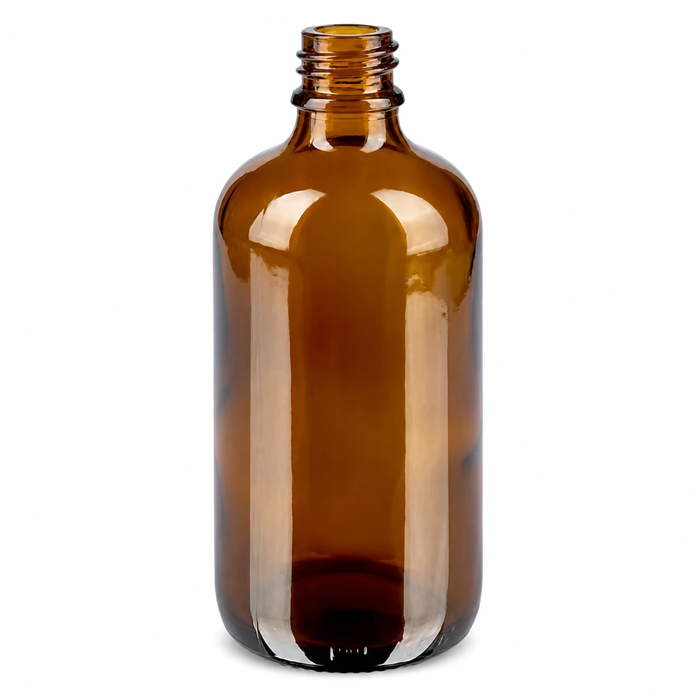 100 ml dråbeflaske 1 mm sort OV BrownLine UT18/100 Brun glasflaske 100 ml med 1 mm dråbeindsats til præcis dosering af væsker