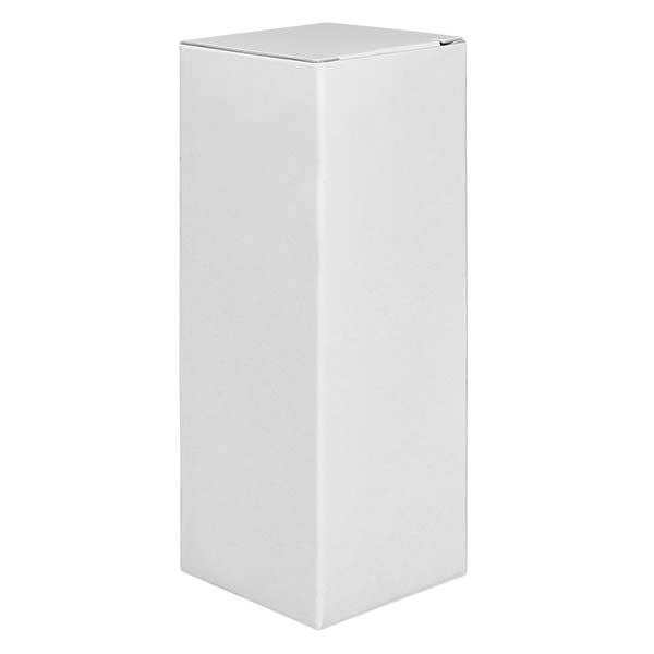 Foldeæske FS3 af hvidt pap, højde 122 mm