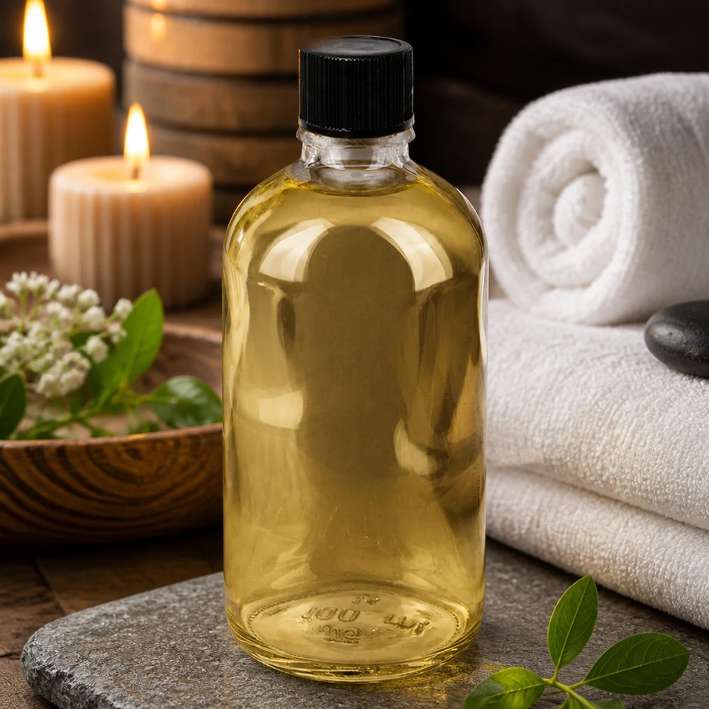 100 ml dråbeflaske 1 mm sort STD ClearLine UT18/100 Guldmassageolie i en 100 ml ClearLine-dråbeflaske (UT18) med en præcis doseringsåbning på 1 mm