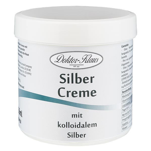 Doctor Klaus Silver Cream 250ml ifølge Dr. Schumacher Doctor Klaus Silver Cream 250ml ifølge Dr. Schumacher