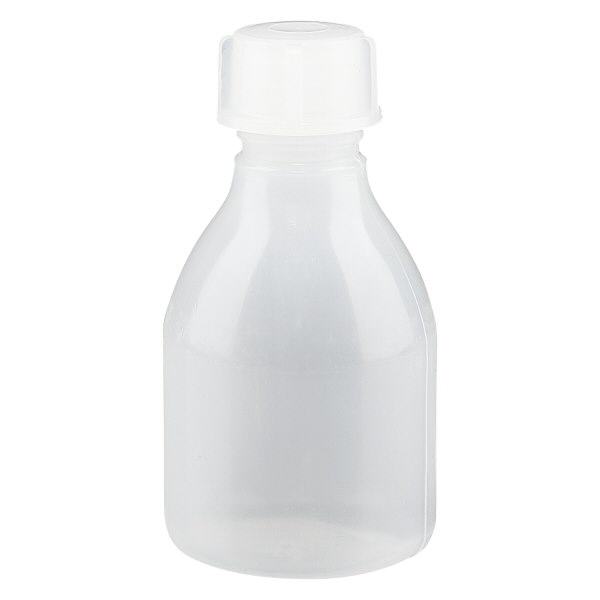 30 ml skrueflaske, laboratorieflaske med smal hals