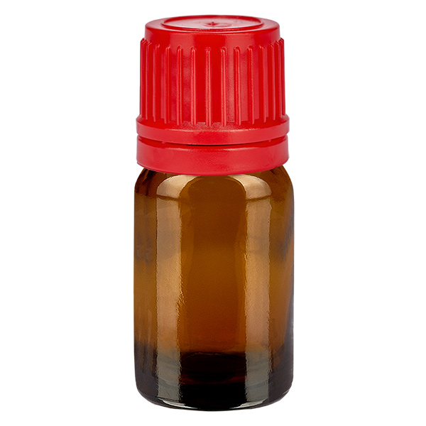 5ml flaske 11mm SV rød OV BrownLine UT18/5
