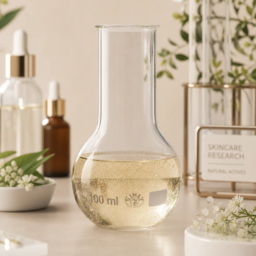 Lommelærke 100 ml med bred hals Professionel 100 ml vertikal kolbe med bred hals, ideel til destillation og ekstraktion