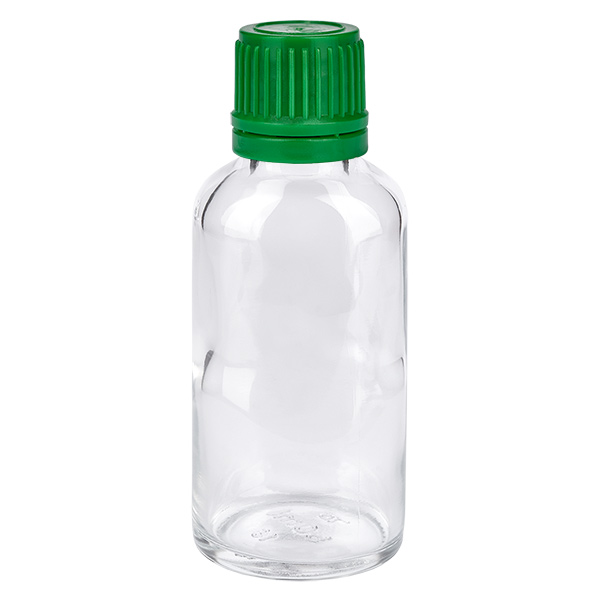 30 ml flaske 11 mm SV grøn OV ClearLine UT18/30