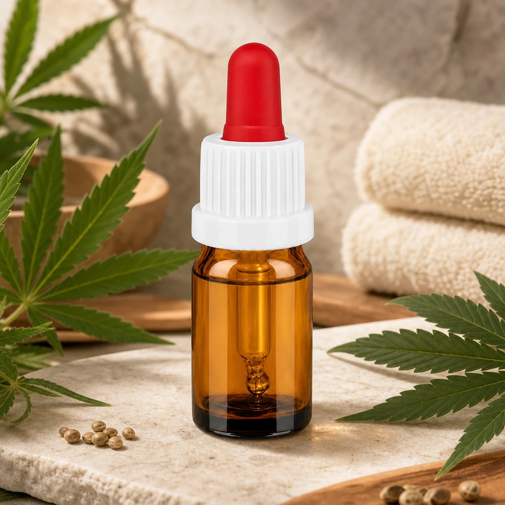 5 ml pipetteflaske hvid/rød OV BrownLine UT18/5 5 ml glasflaske i høj kvalitet med pipette i brun til farmaceutiske anvendelser