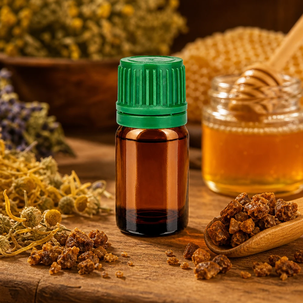 5ml flaske 11mm SV grøn OV BrownLine UT18/5 Kompakt 5 ml-flaske med grøn manipulationssikker hætte til sikker opbevaring af naturprodukter