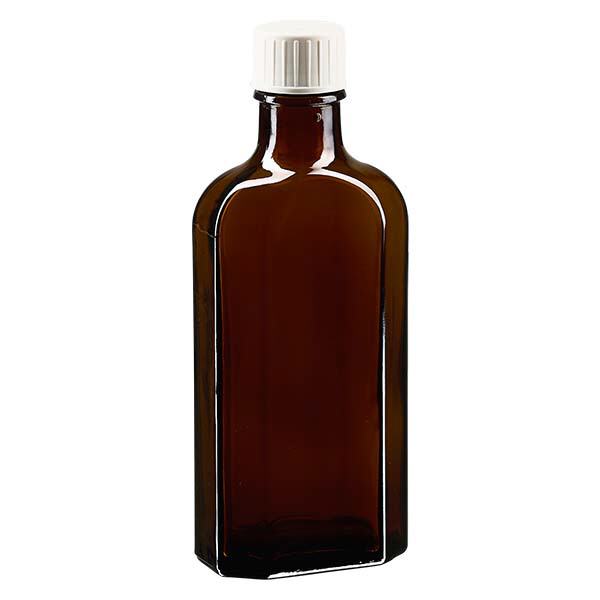 125 ml Meplat brunt skruelåg med hældering 125 ml Meplat brunt skruelåg med hældering