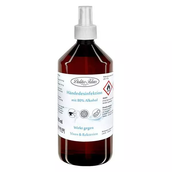 Hånddesinfektionsspray 1000 ml Doktor-Klaus Hånddesinfektionsspray 1000 ml Doktor-Klaus