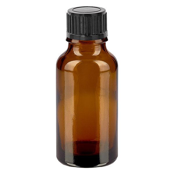20 ml flaske 11 mm SV sort STD BrownLine UT18/20